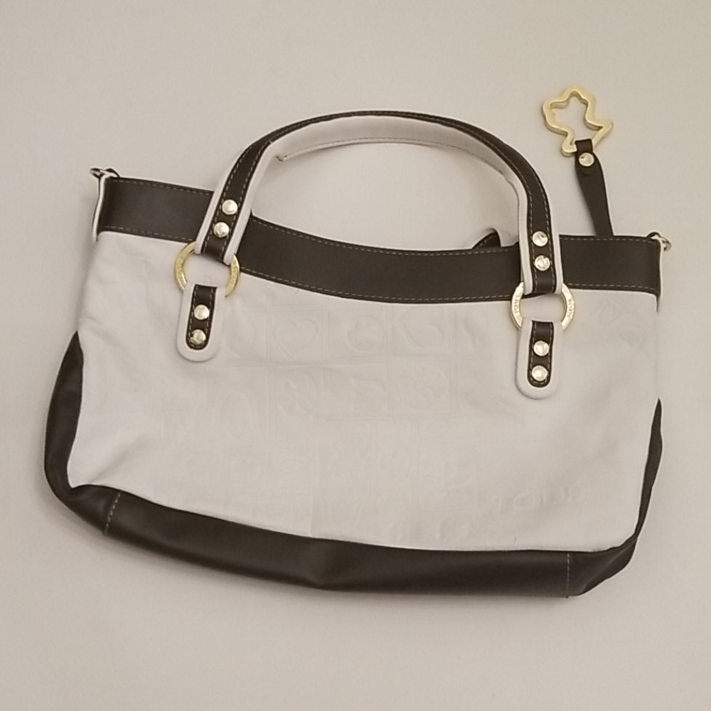Tous purse white and brown